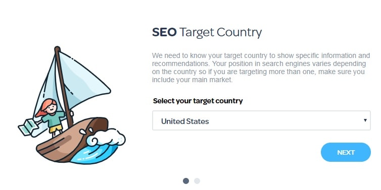 SEO target country