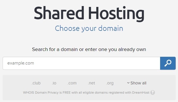 Dreamhost Domain